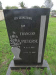 PIETERSE Francois 1923-1984