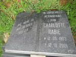 RABIE Charlotte 1903-2001