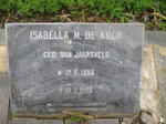 KOCK Isabella M., de nee VAN JAARSVELD 1898-1986