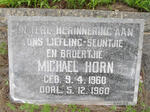 HORN Michael 1960-1960