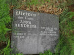 PIETERS Anna Hendrina nee LESSING 1934-