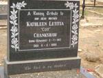 CRANKSHAW Kathleen Letitia 1912-1988