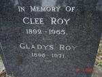ROY Clee 1892-1965 & Gladys 1898-1971