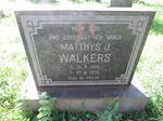 WALKERS Matthys J. 1909-1976