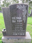 COETZER Gezina Du Toit 1916-1978