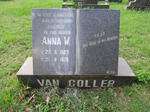 COLLER Anna W., van 1923-1978