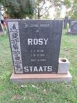 STAATS Rosy 1911-1978