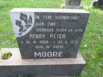 MOORE Henry Peter 1908-1978