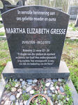 GRESSE Martha Elizabeth 1926-1973