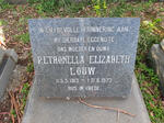 LOUW Petronella Elizabeth 1913-1973