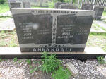 ANNANDALE John George 1909-1975 & Anna Magrietha 1912-1981