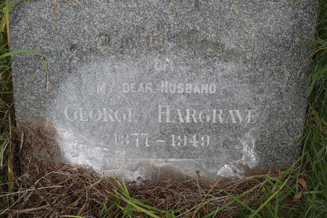 HARGRAVE George 1877-1949