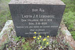 LIEBENBERG Lasya J.H. nee VILJOEN 1876-1939