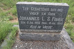 FOURIE Johannes L.S. 1856-1940