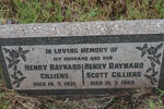 CILLIERS Henry Raynard -1931 :: CILLIERS Henry Raynard Scott -1950