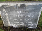 MATTHYSEN Willie -1918 :: MATTHYSEN Hugo Victor 1916-1999