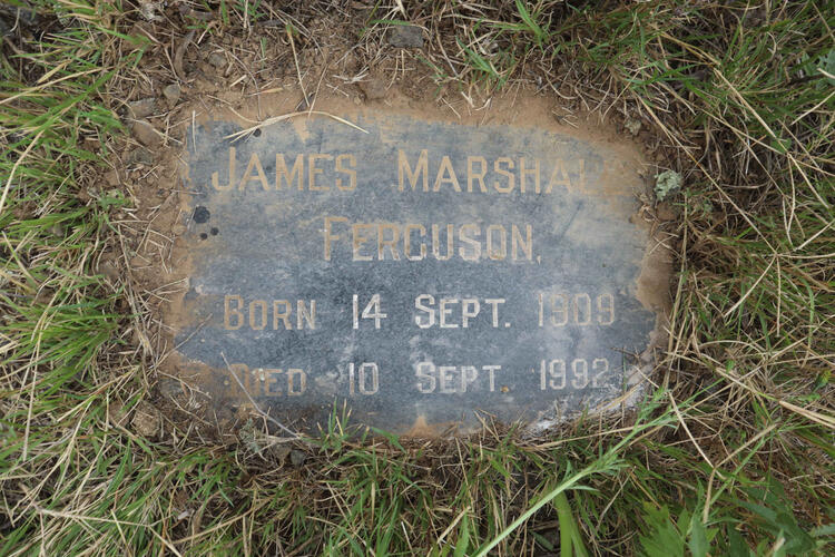 FERGUSON James Marshall 1909-1992