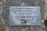 PRINSLOO Estelle Elizabeth 1943-2011