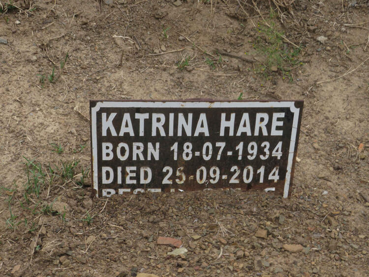 HARE Katrina 1934-2014