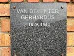 DEVENTER Gerhardus, van 1944-