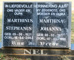 NEL Marthinus Stephanus 1921-2002 & Marthina Johanna 1927-1998
