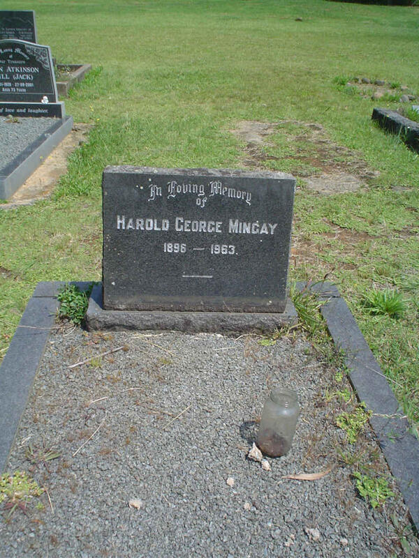 MINGAY Harold George 1896-1963