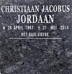 JORDAAN Christiaan Jacobus 1947-2014