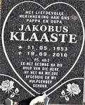 KLAASTE Jakobus 1953-2010