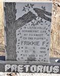 PRETORIUS Frikkie F. 1956-1995