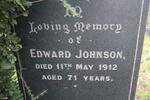 JOHNSON Edward -1912