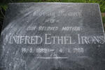 IRONS Winifred Ethel 1889-1968