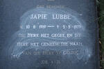 LUBBE Japie 1919-1979