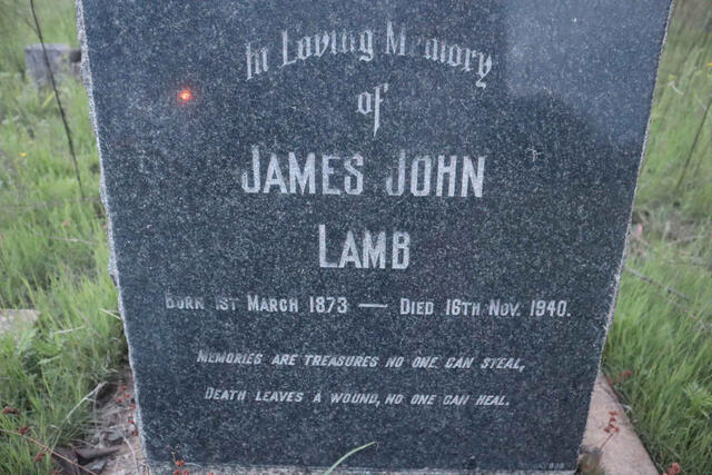LAMB James John 1873-1940
