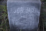 JAGER H.J.C., de 1881-1965
