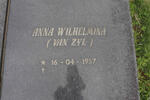 RAS Hendrik 1955-2001 & Anna Wilhelmina VAN ZYL 1957- 