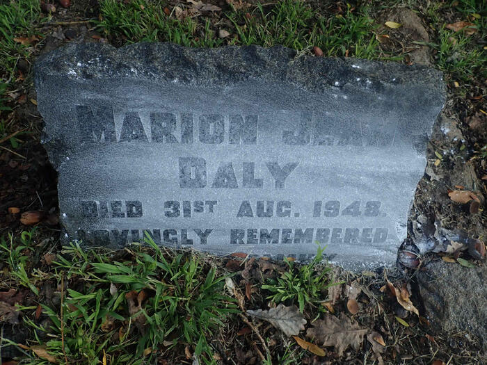 DALY Marion Jean -1948