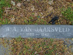 JAARSVELD A.A., van 1885-1942
