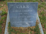 CARR Robert Johannes 1866-1939 :: CARR Margarieta Aletta 1878-1952