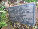 JOOSTE Andries Jacobus 1870-1925 & Isabella Magreta GROBELAAR 1871-1943