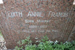 FRANCIS Edith Annie nee MURRAY 1880-1960