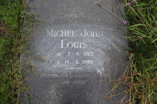LOUIS Michel John 1963-1986