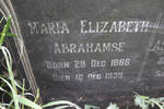 ABRAHAMSE Maria Elizabeth 1886-1939