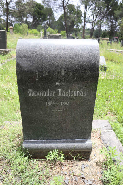MACLENNAN Alexander 1864-1945