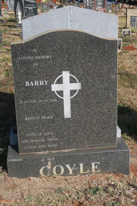 COYLE Barry 1928-2006