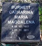 BURNETT Catharina Maria Magdalena 1917-2011