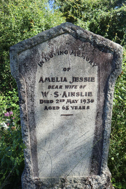 AINSLIE Amelia Jessie -1930