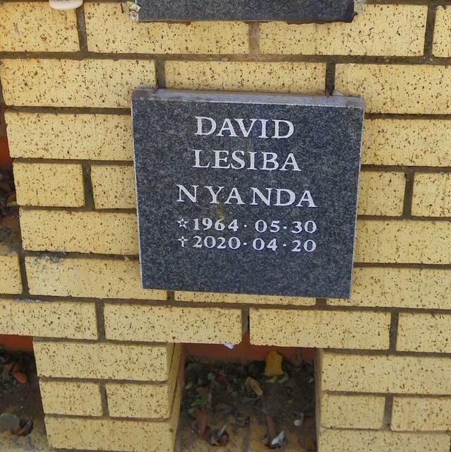 NYANDA David Lesiba 1964-2020