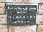 ROBINSON Andrew Meredith Lewin 1946-2019