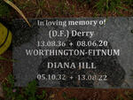 FITNUM D.F., -WORTHINGTON 1936-2020 & Diana Jill 1932-2022