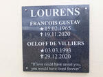 LOURENS Francois Gustav 1965-2020 :: LOURENS Oelof De Villiers 1993-2020